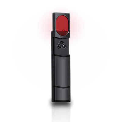Obscura red lens finder for spotting hidden camera lenses